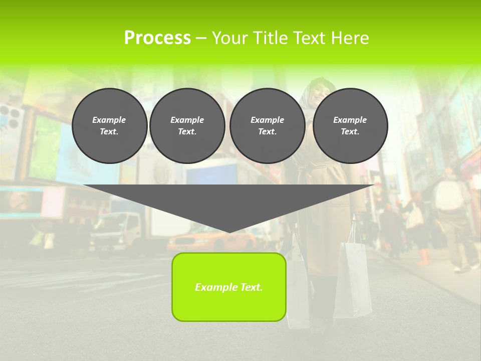 Female Time Business PowerPoint Template