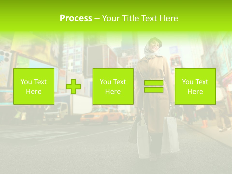 Female Time Business PowerPoint Template