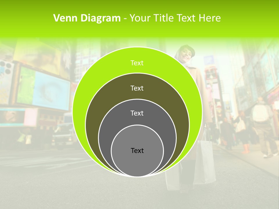 Female Time Business PowerPoint Template