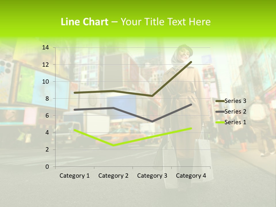 Female Time Business PowerPoint Template