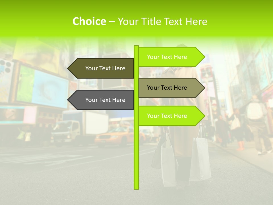 Female Time Business PowerPoint Template