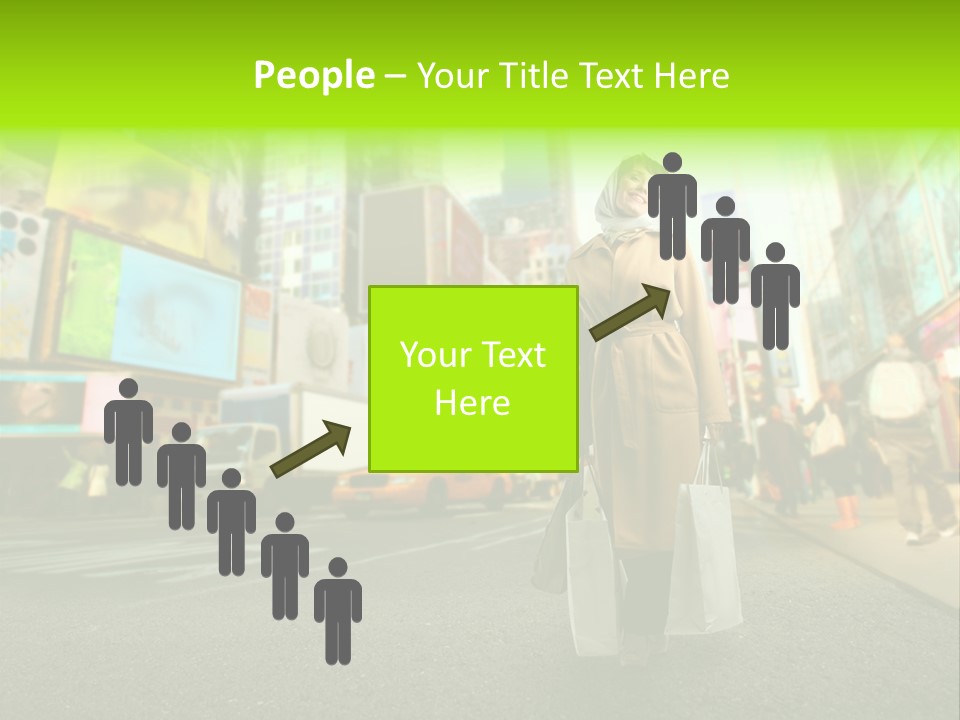 Female Time Business PowerPoint Template