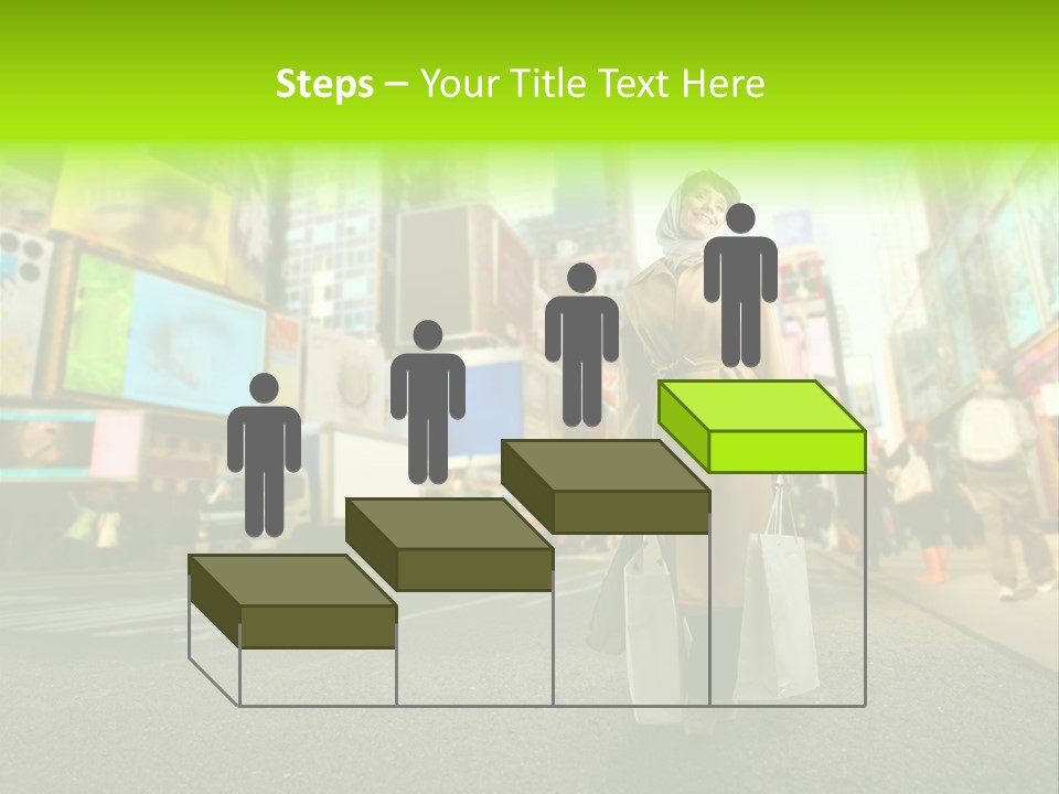 Female Time Business PowerPoint Template