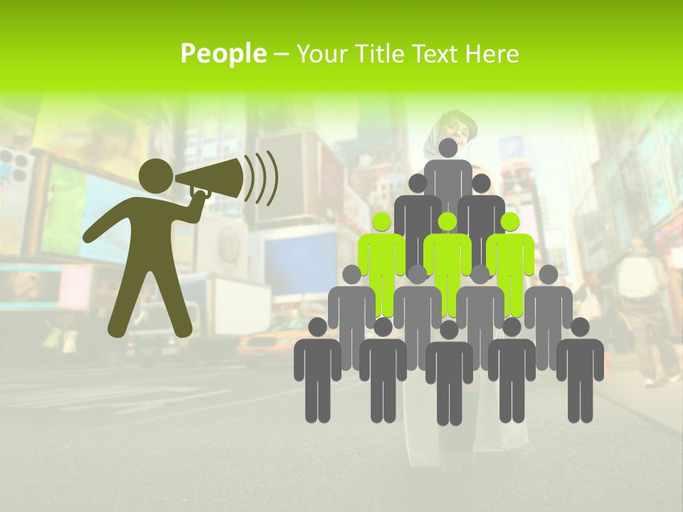 Female Time Business PowerPoint Template