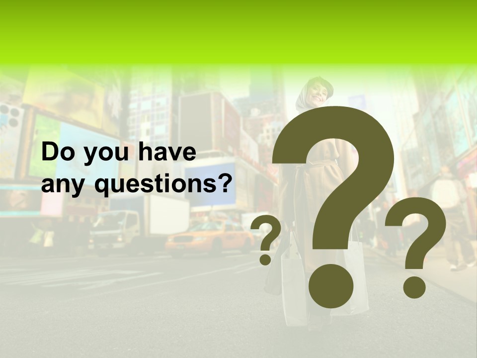 Female Time Business PowerPoint Template