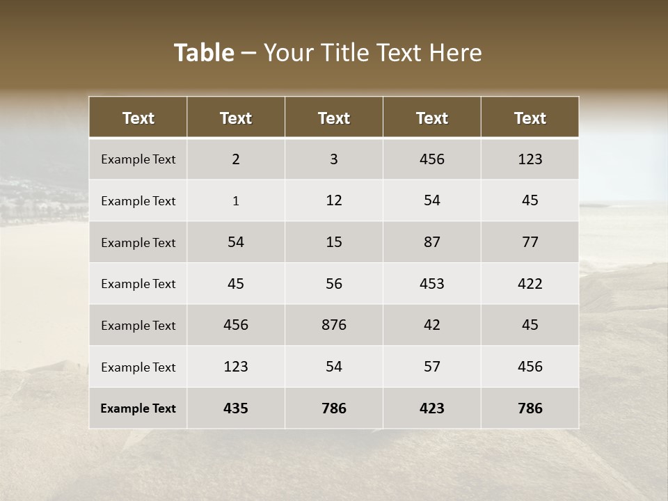 South Sitting Smile PowerPoint Template