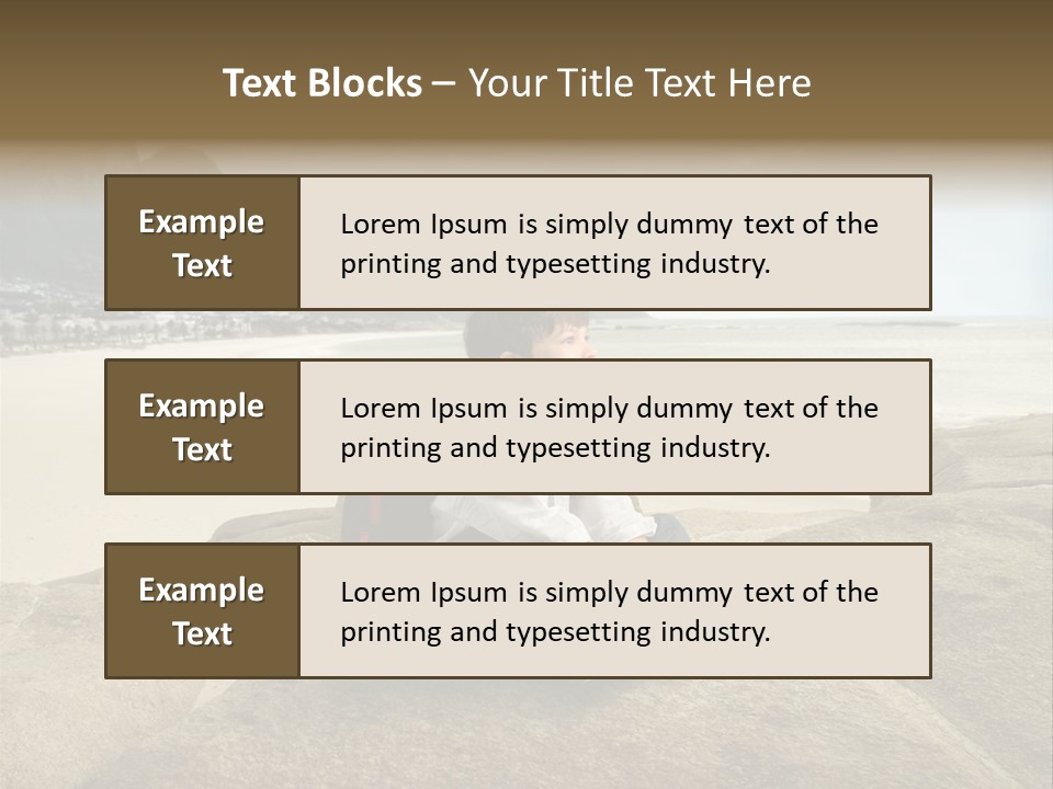 South Sitting Smile PowerPoint Template