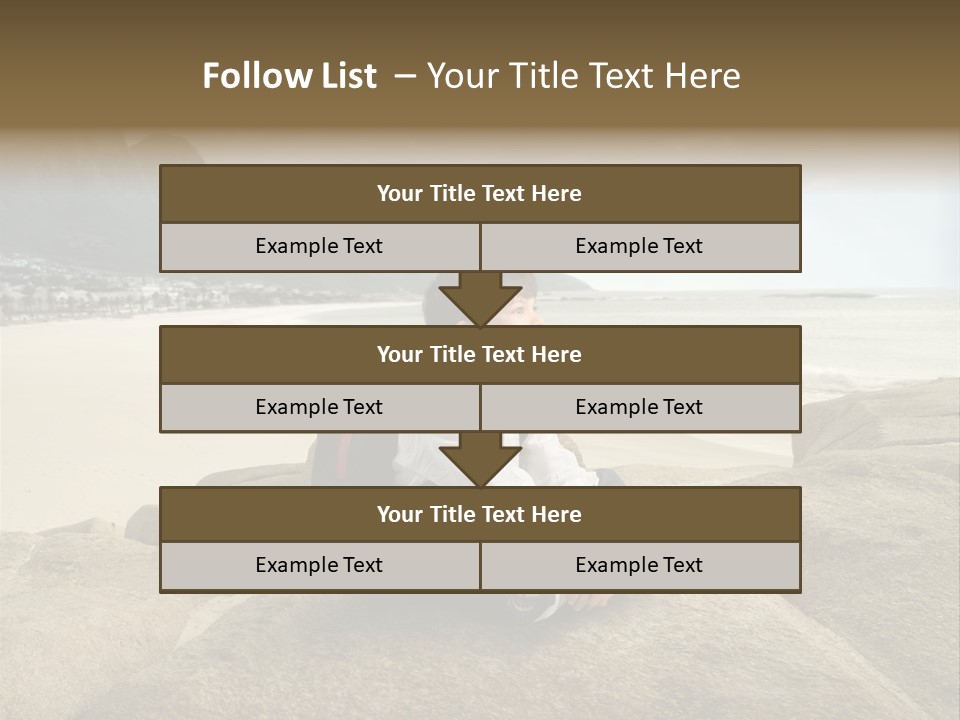 South Sitting Smile PowerPoint Template