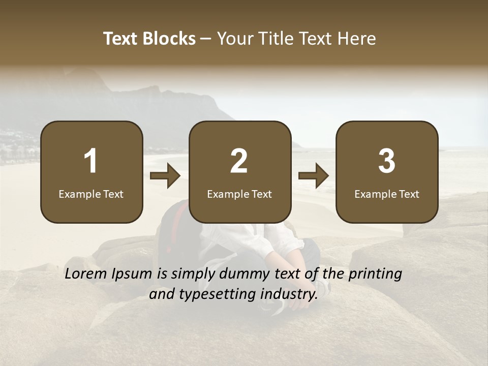 South Sitting Smile PowerPoint Template