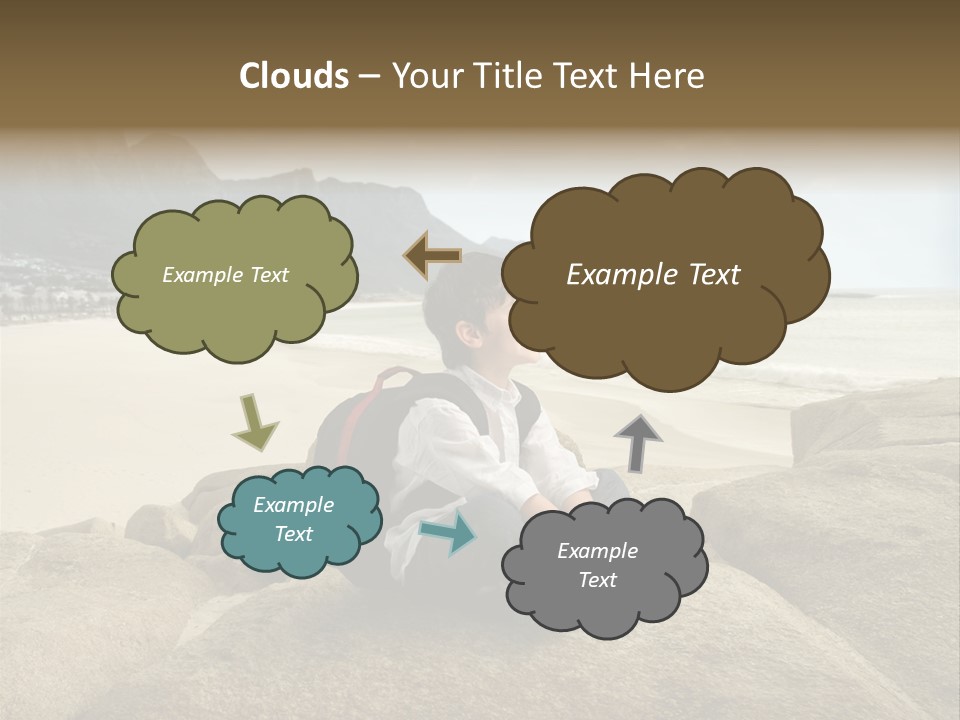 South Sitting Smile PowerPoint Template