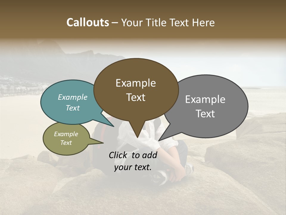 South Sitting Smile PowerPoint Template