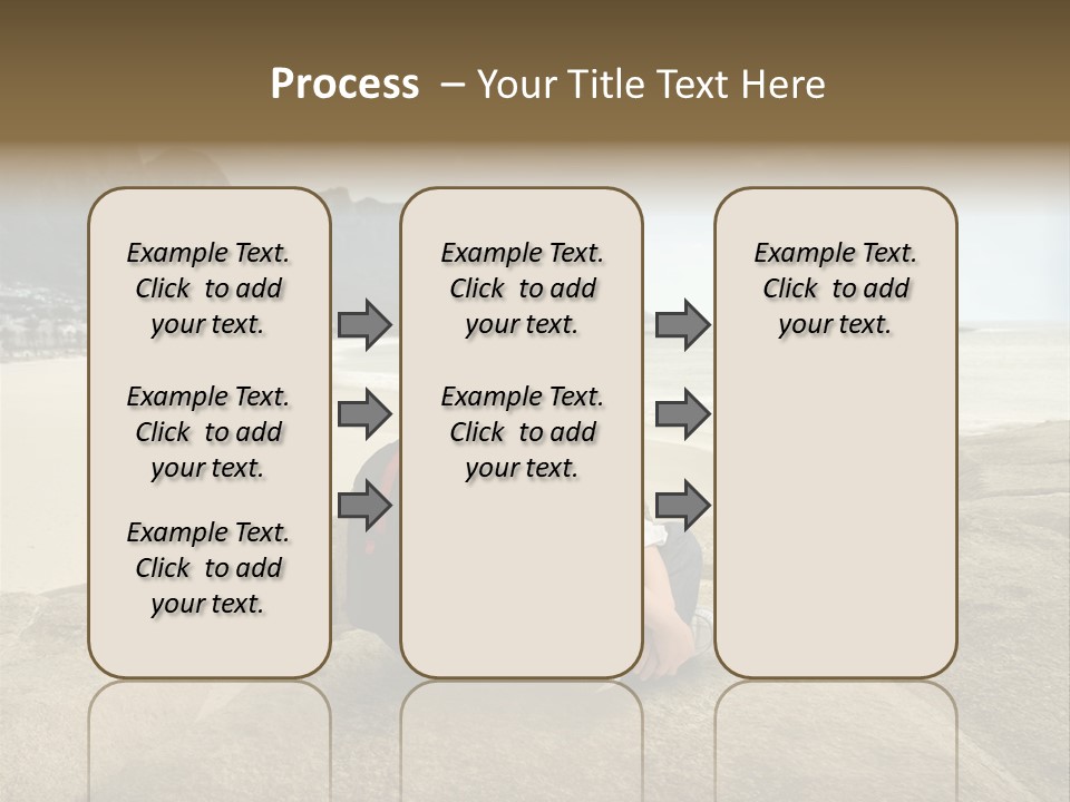 South Sitting Smile PowerPoint Template