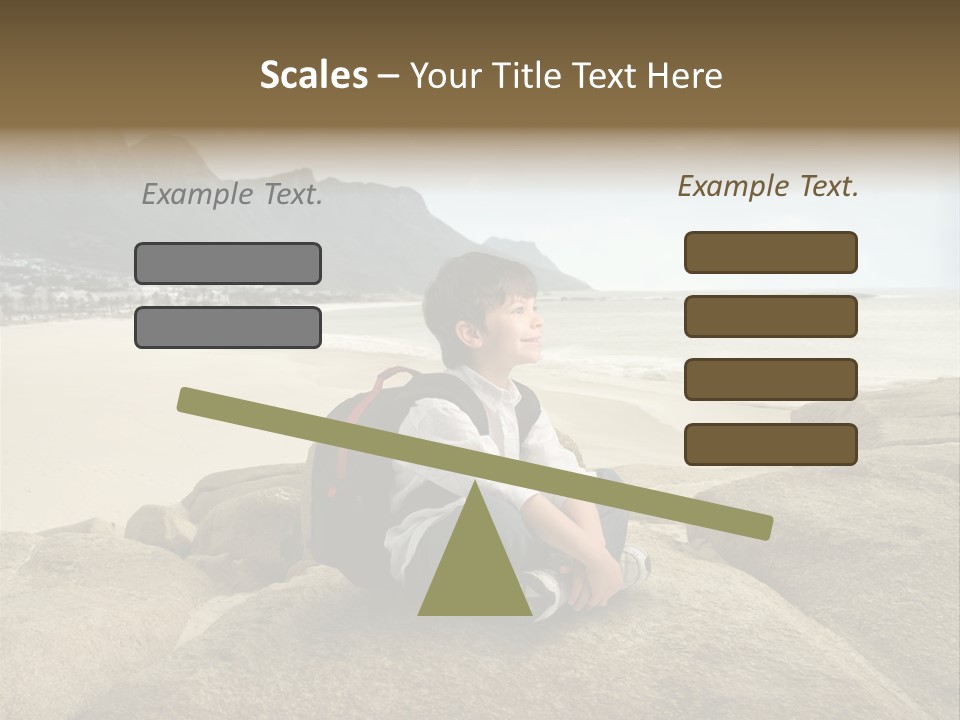 South Sitting Smile PowerPoint Template