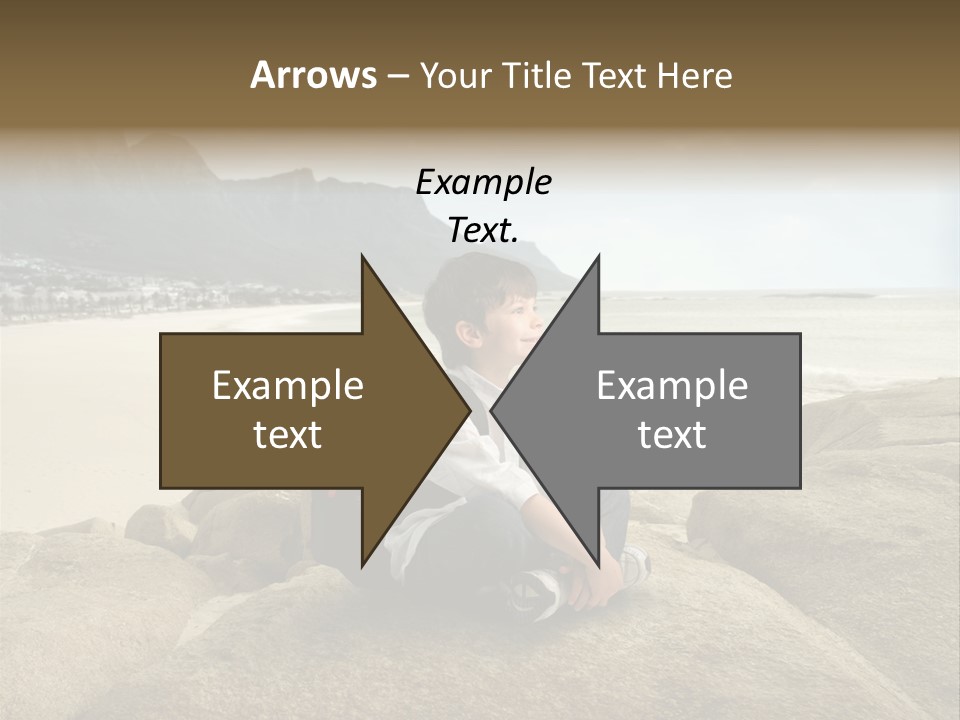 South Sitting Smile PowerPoint Template
