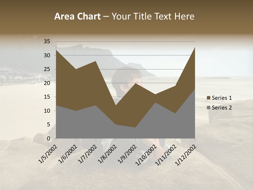 South Sitting Smile PowerPoint Template