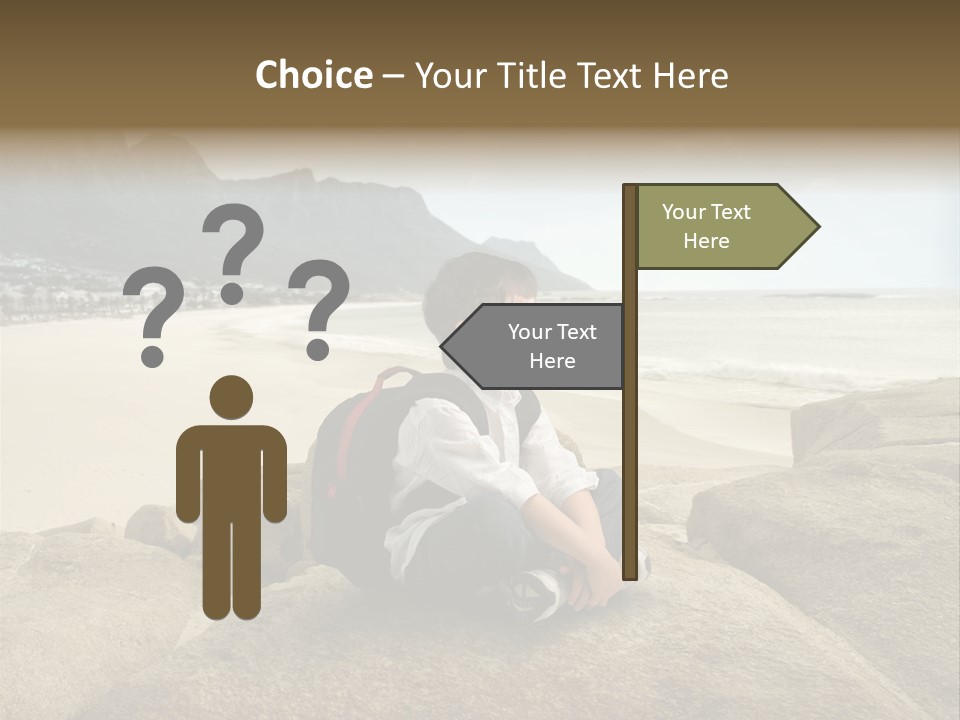 South Sitting Smile PowerPoint Template