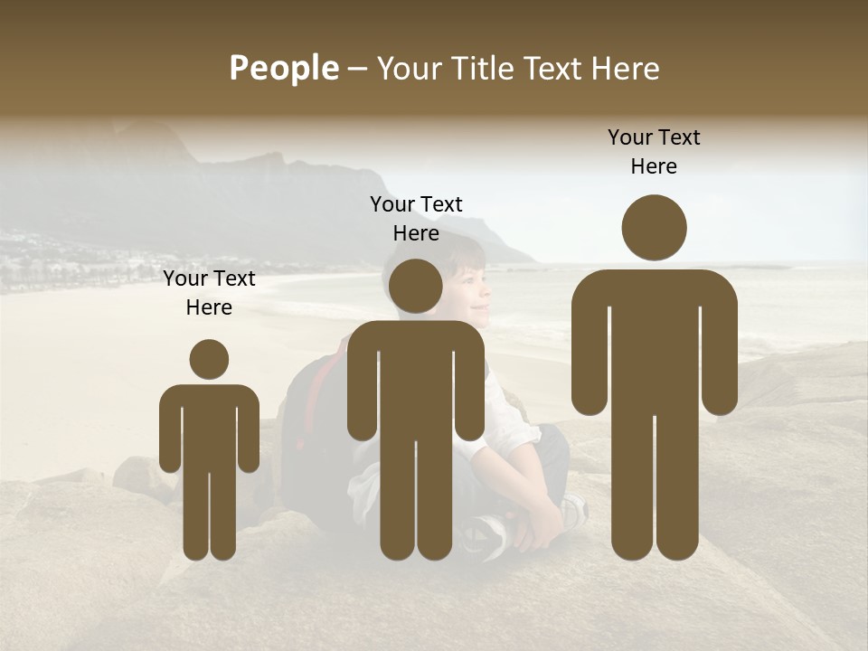 South Sitting Smile PowerPoint Template