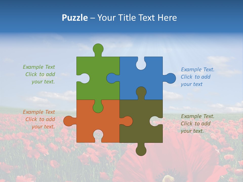 Paradise Plain Crops PowerPoint Template