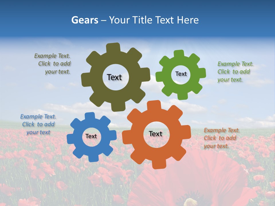 Paradise Plain Crops PowerPoint Template