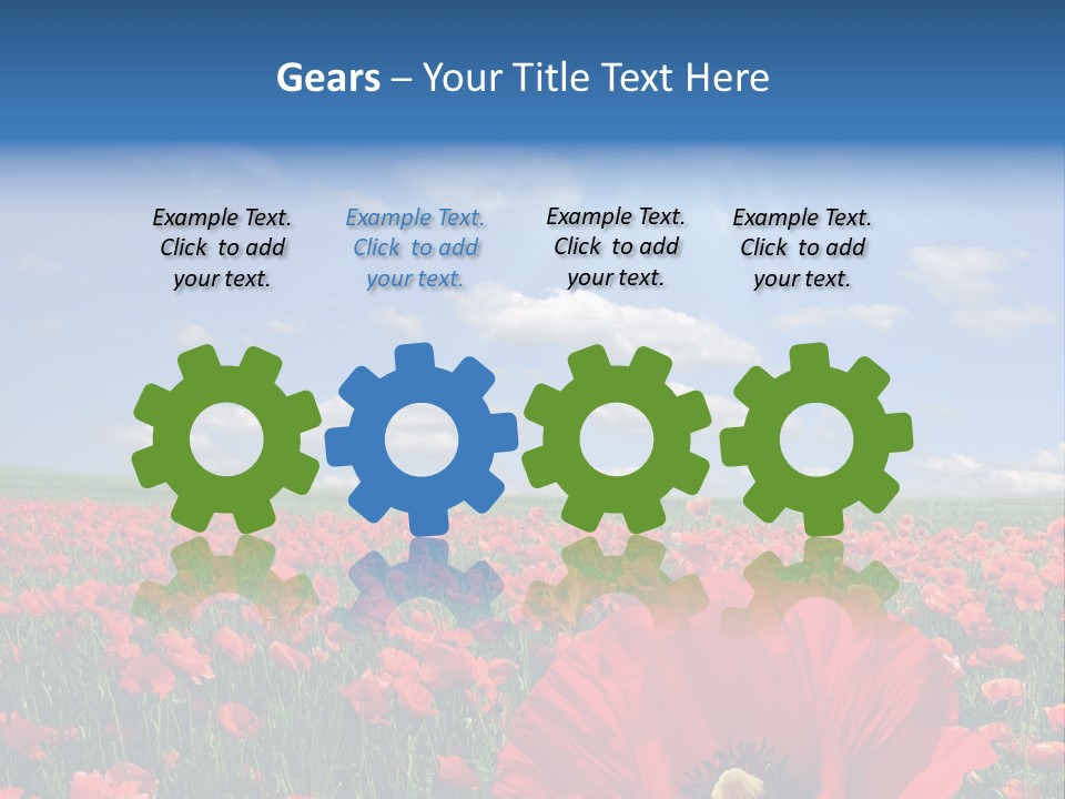 Paradise Plain Crops PowerPoint Template