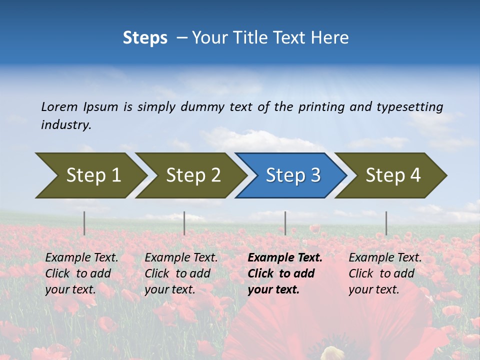 Paradise Plain Crops PowerPoint Template