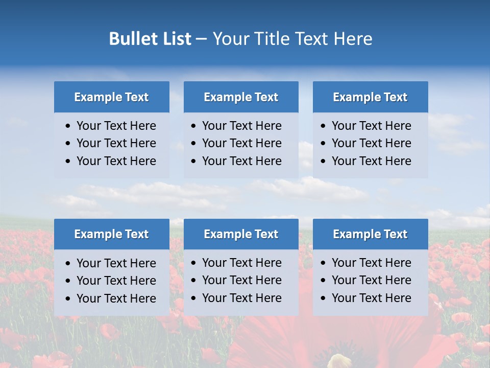 Paradise Plain Crops PowerPoint Template