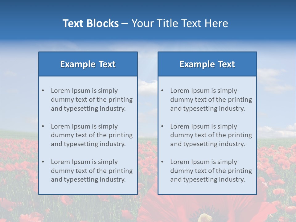 Paradise Plain Crops PowerPoint Template