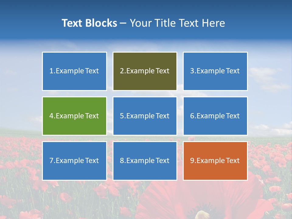 Paradise Plain Crops PowerPoint Template