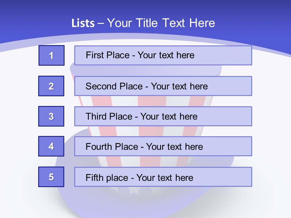 Colorful Blue Declaration PowerPoint Template