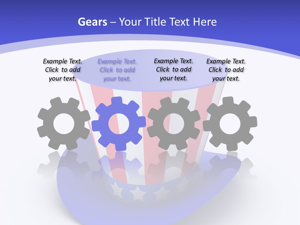 Colorful Blue Declaration PowerPoint Template