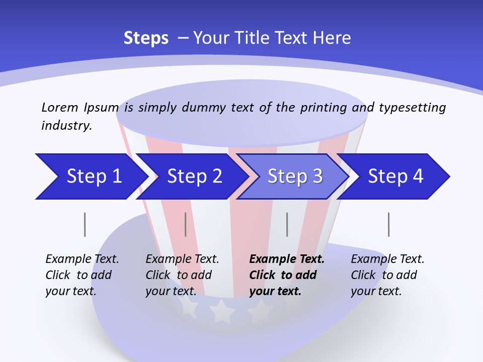 Colorful Blue Declaration PowerPoint Template