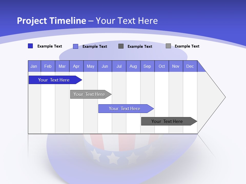 Colorful Blue Declaration PowerPoint Template