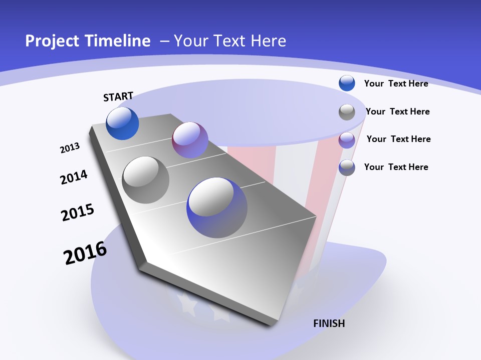Colorful Blue Declaration PowerPoint Template