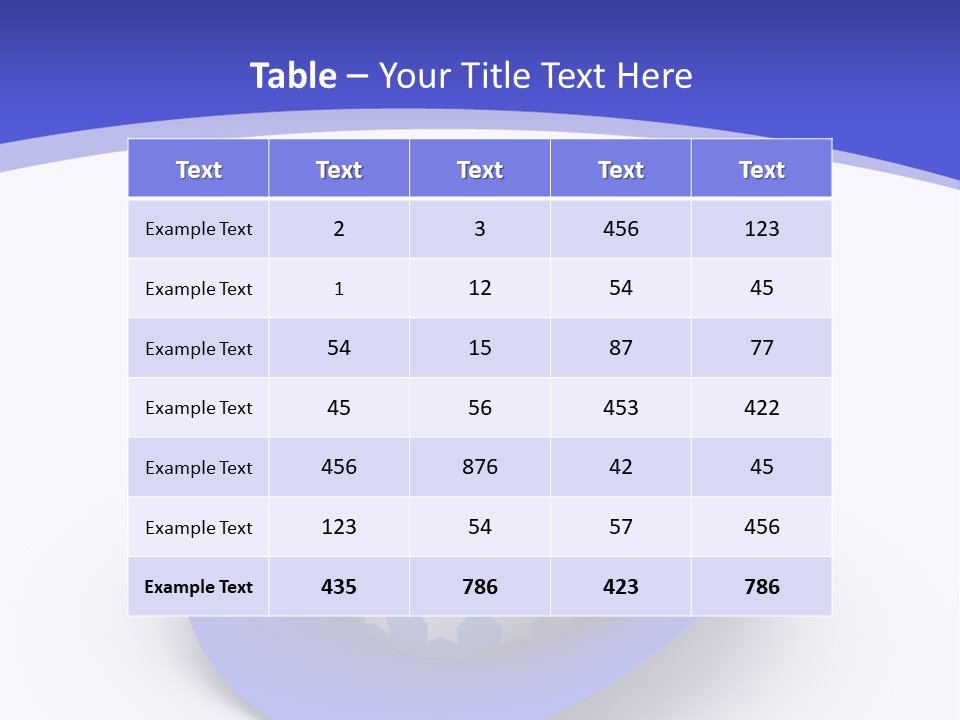 Colorful Blue Declaration PowerPoint Template