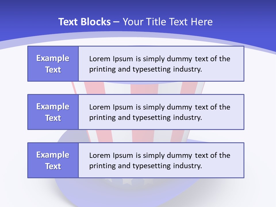 Colorful Blue Declaration PowerPoint Template