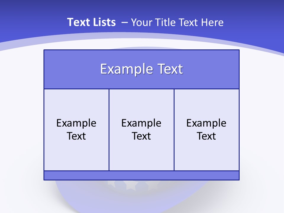 Colorful Blue Declaration PowerPoint Template
