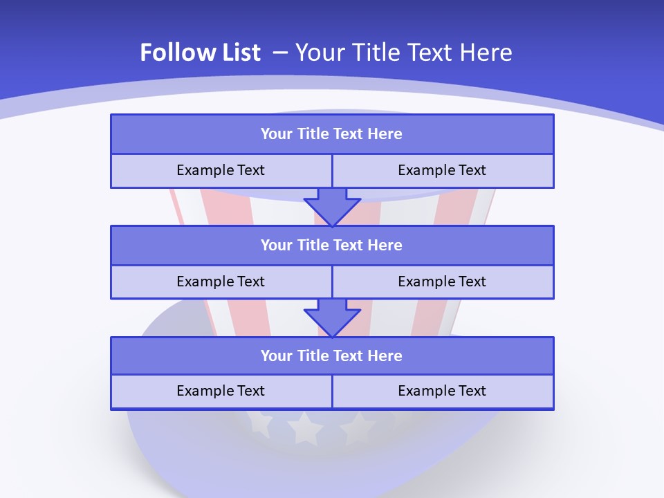 Colorful Blue Declaration PowerPoint Template