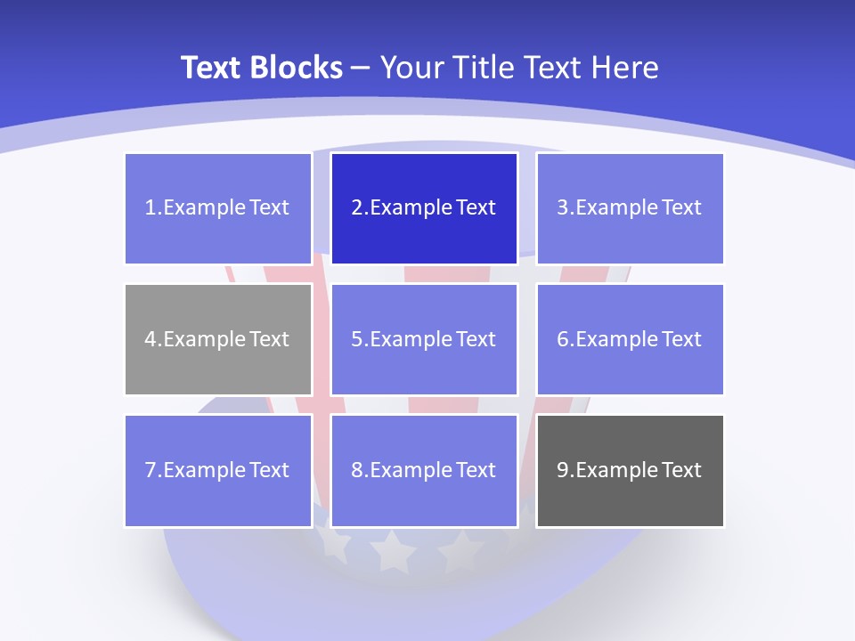 Colorful Blue Declaration PowerPoint Template