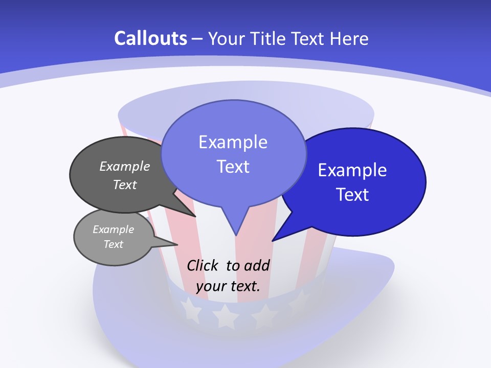 Colorful Blue Declaration PowerPoint Template