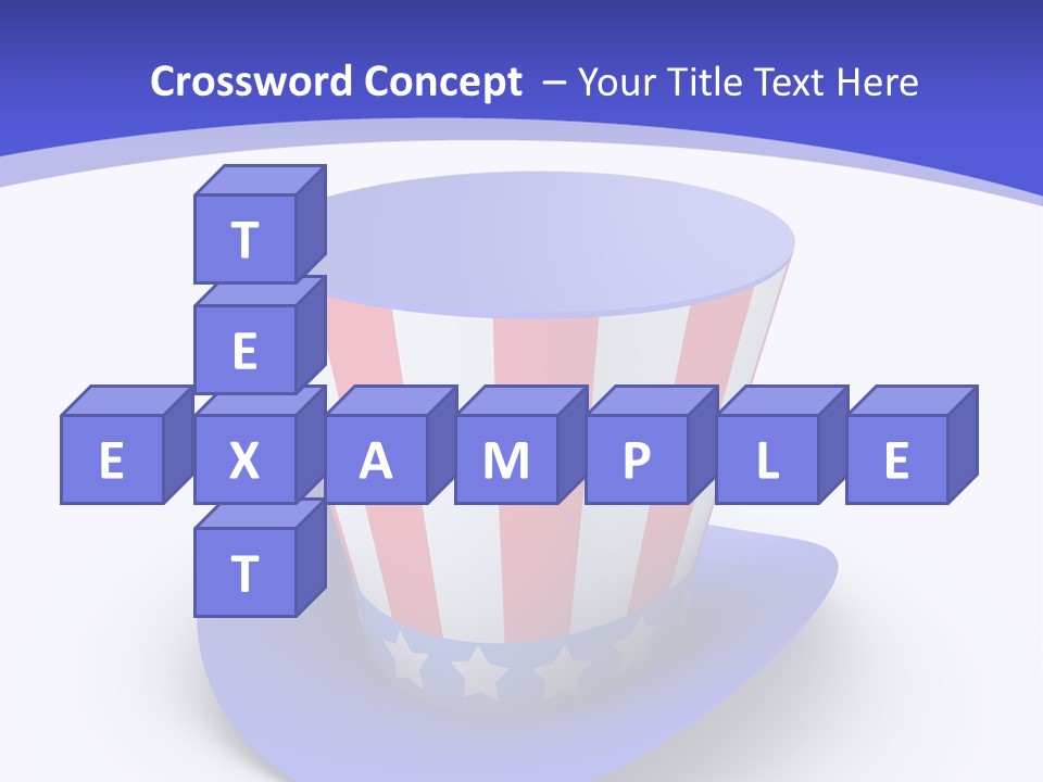 Colorful Blue Declaration PowerPoint Template