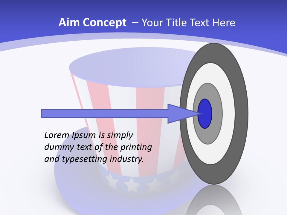 Colorful Blue Declaration PowerPoint Template