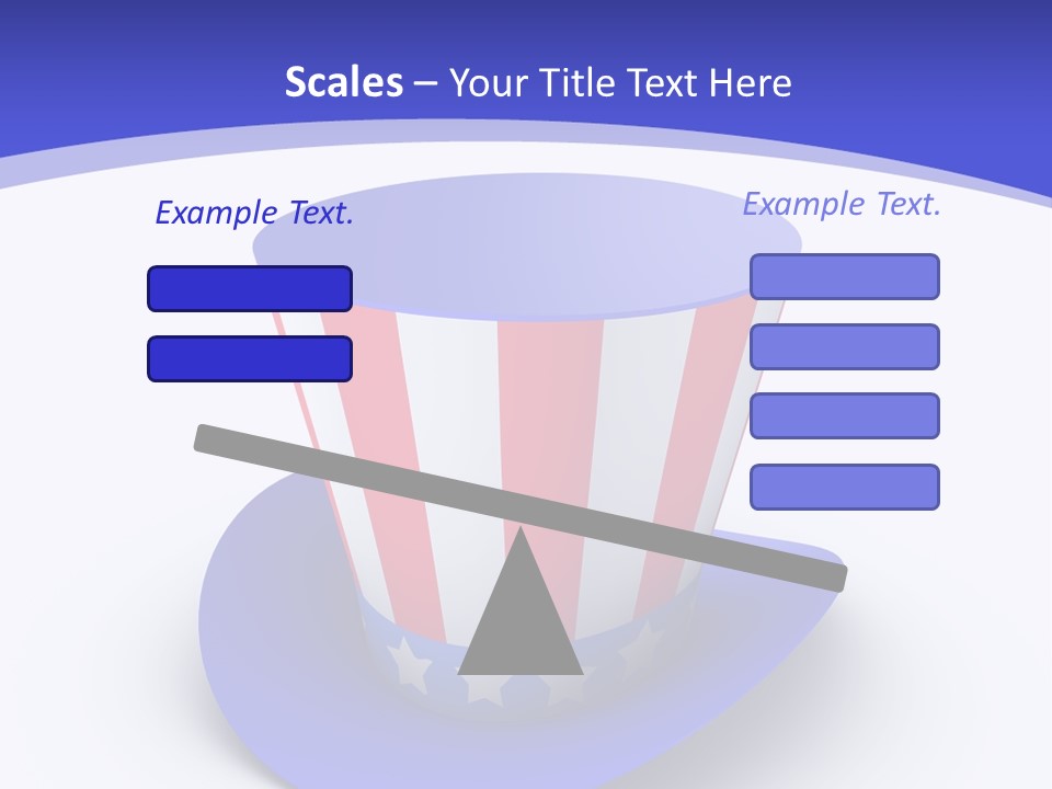 Colorful Blue Declaration PowerPoint Template