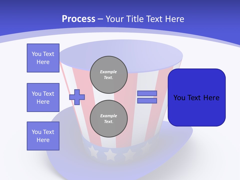 Colorful Blue Declaration PowerPoint Template