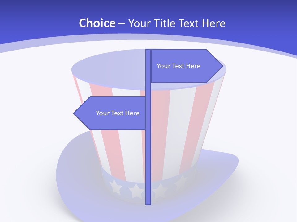 Colorful Blue Declaration PowerPoint Template