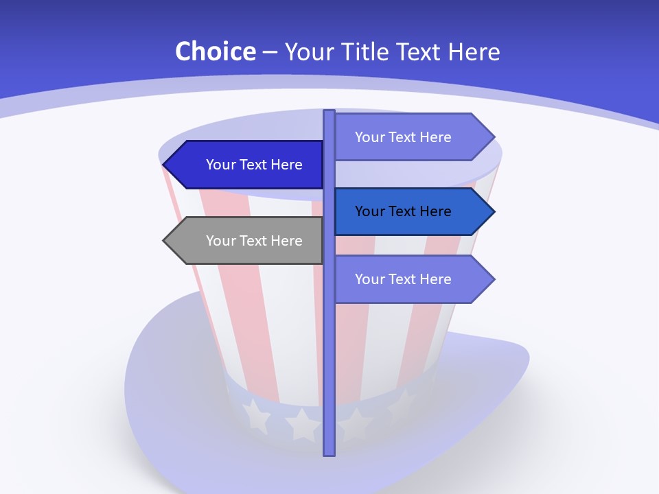 Colorful Blue Declaration PowerPoint Template