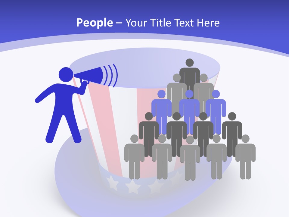 Colorful Blue Declaration PowerPoint Template