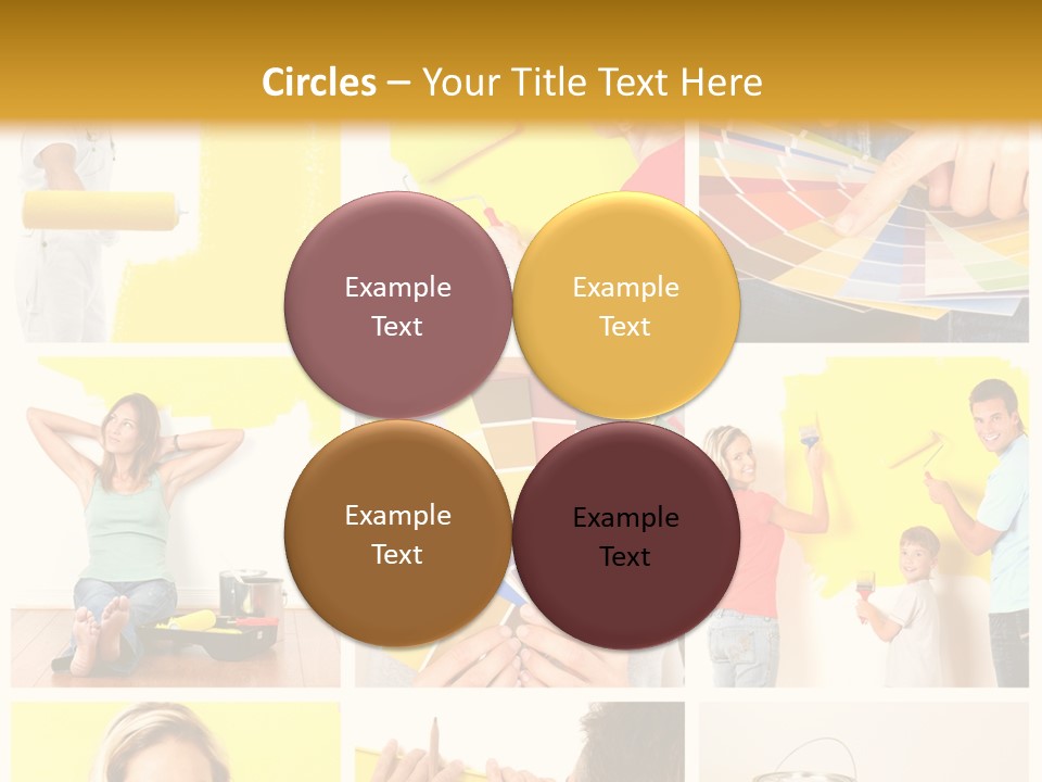 Design House Tape PowerPoint Template