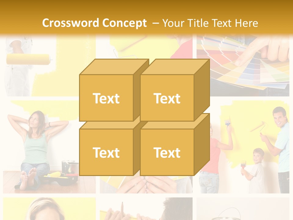 Design House Tape PowerPoint Template