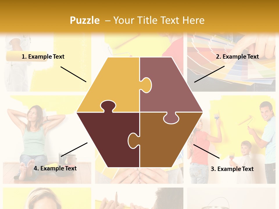 Design House Tape PowerPoint Template