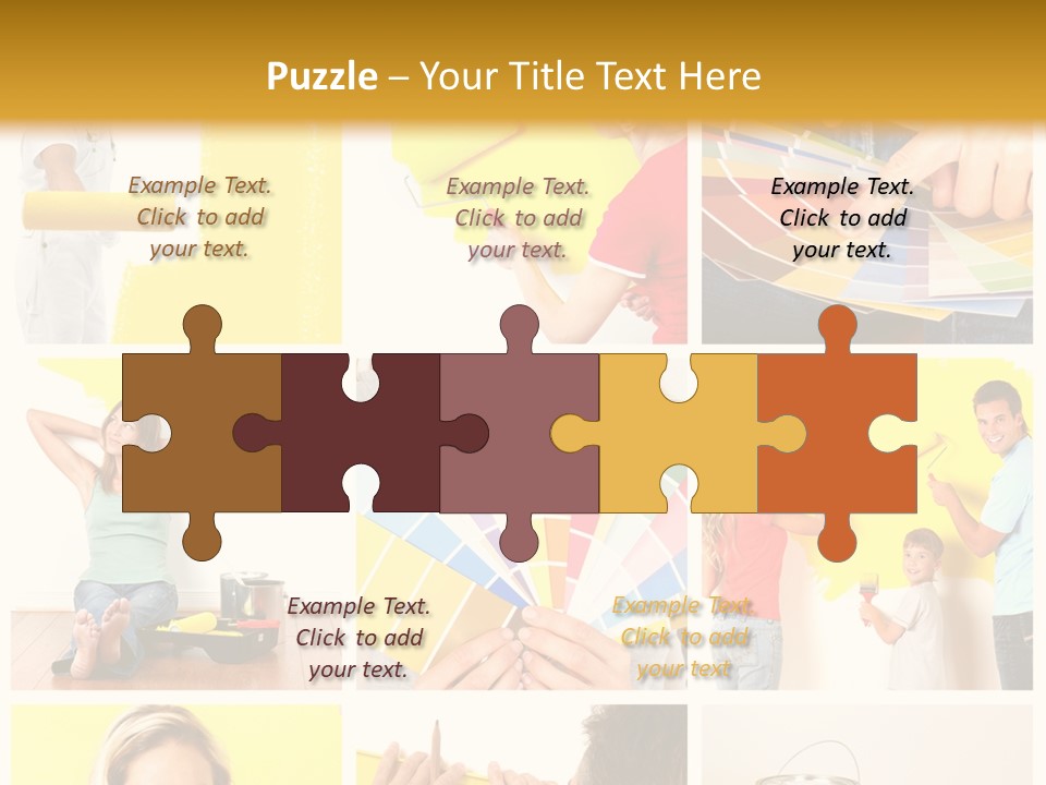 Design House Tape PowerPoint Template